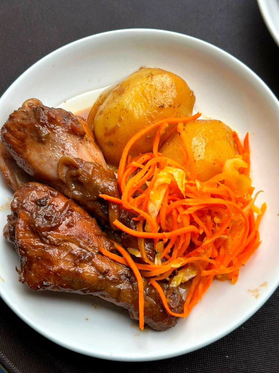 Курица с картофелем